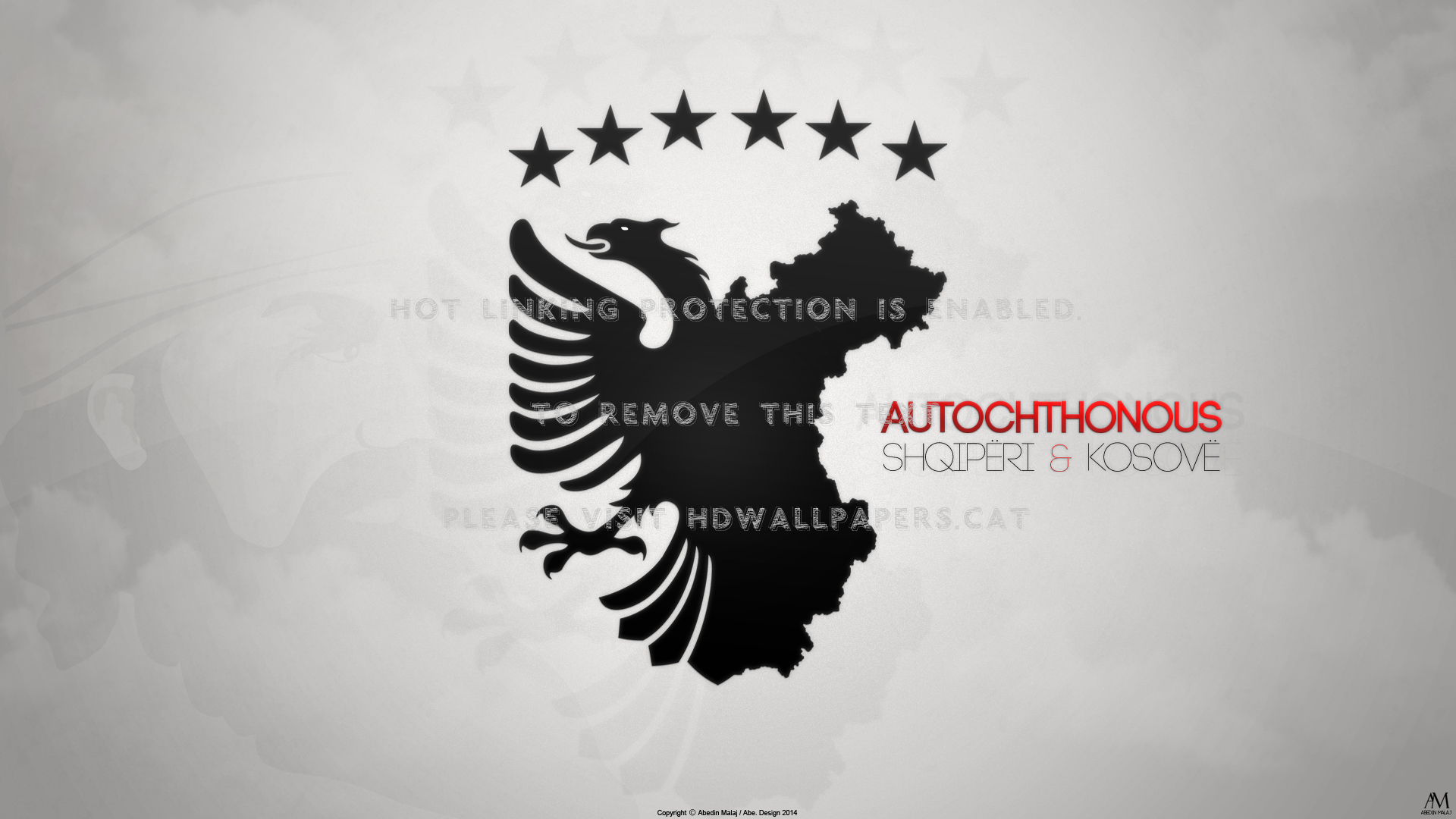 Autochthonous Black Albania Wallpaper Tring - Albania Design - HD Wallpaper 