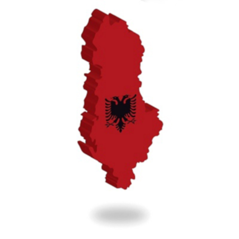 Albanian Flag - HD Wallpaper 