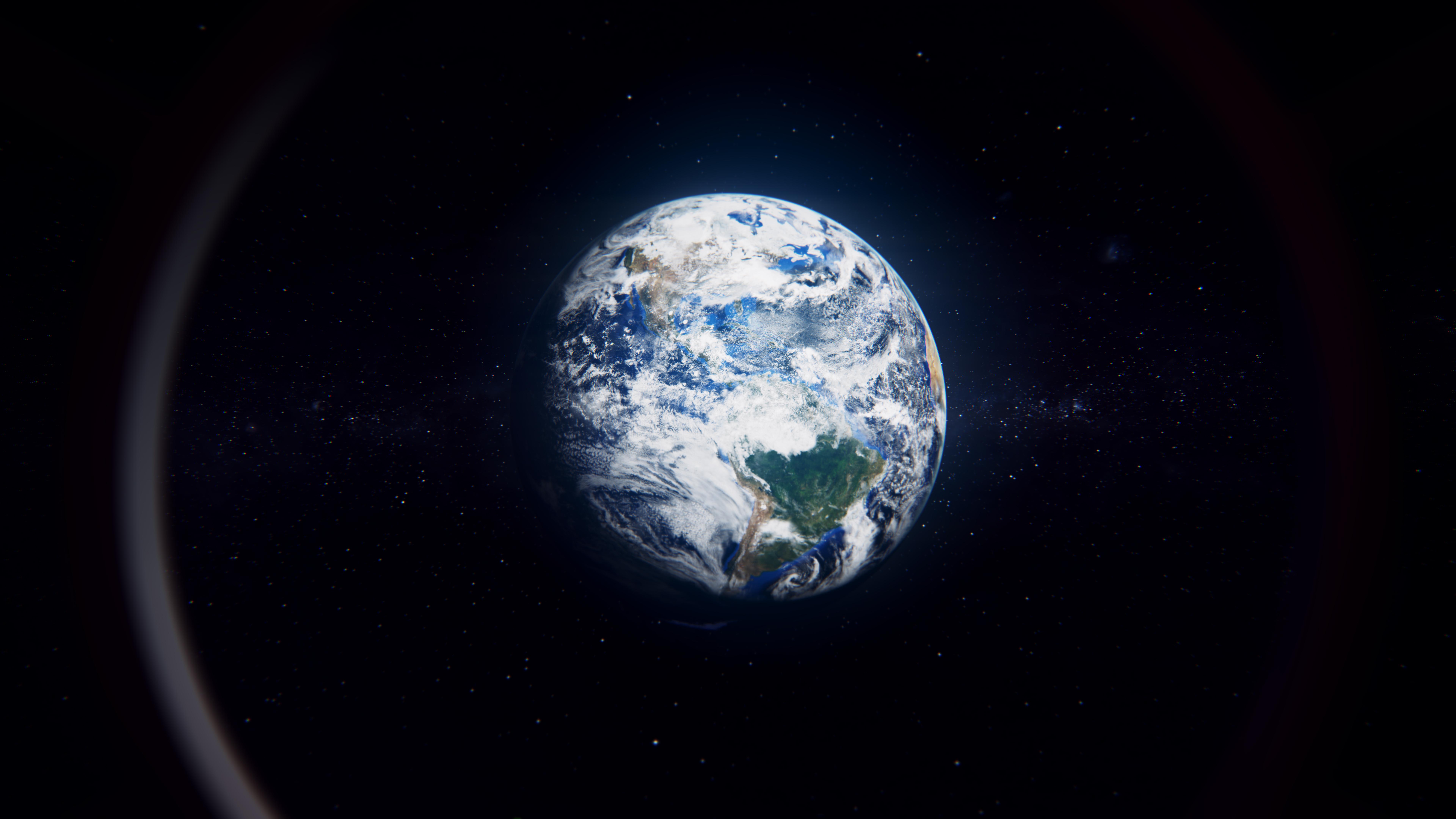 Earth View From Space Hd - HD Wallpaper 