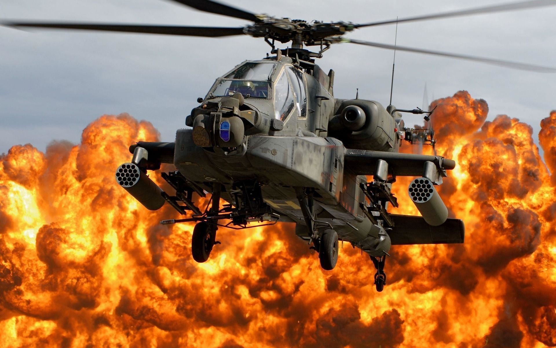 Apache Wallpapers - Apache Helicopters - HD Wallpaper 