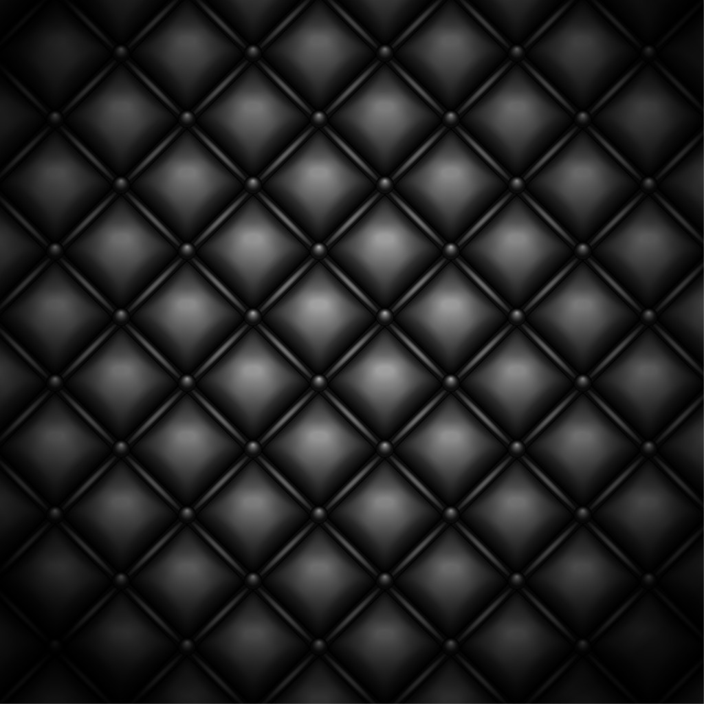 Leather Wallpaper Page - Black Quilted Leather Background - HD Wallpaper 