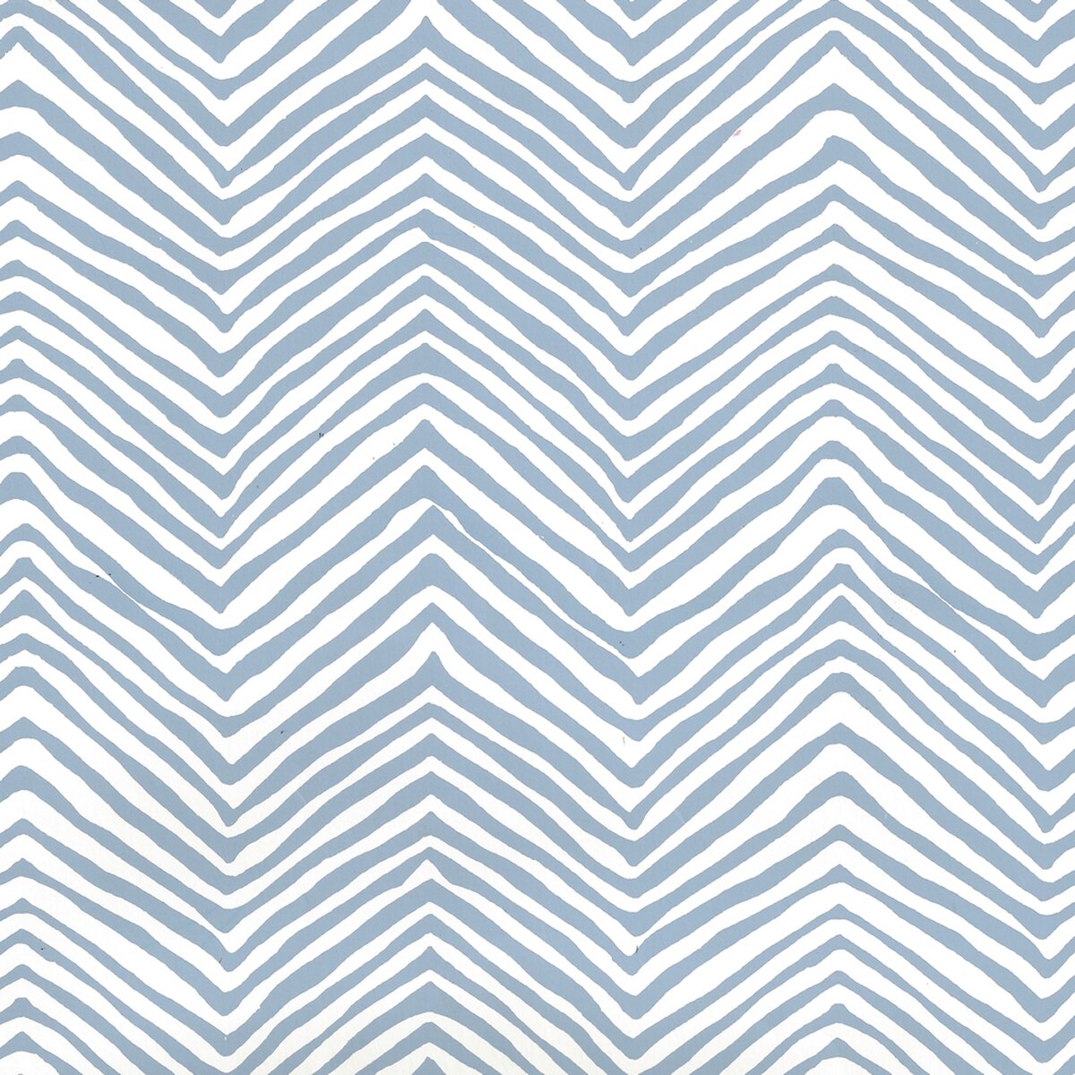 Quadrille Petite Zig Zag Wallpaper Slate Blue On Almost - Quadrille Petite Zig Zag Greens - HD Wallpaper 
