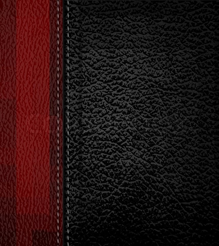 Black Leather Red Stitching - 715x800 Wallpaper 
