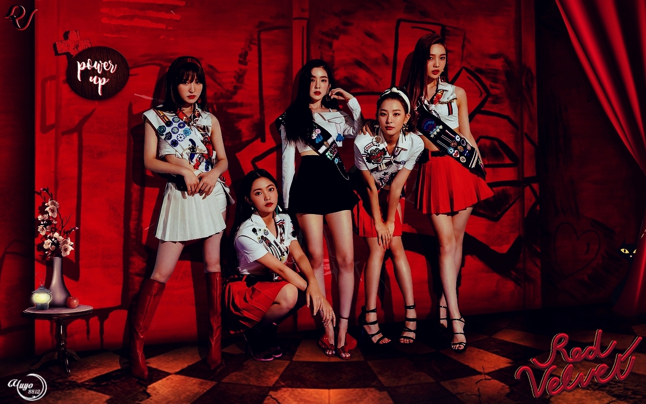 Red Velvet Power Up - Power Up Red Velvet - HD Wallpaper 