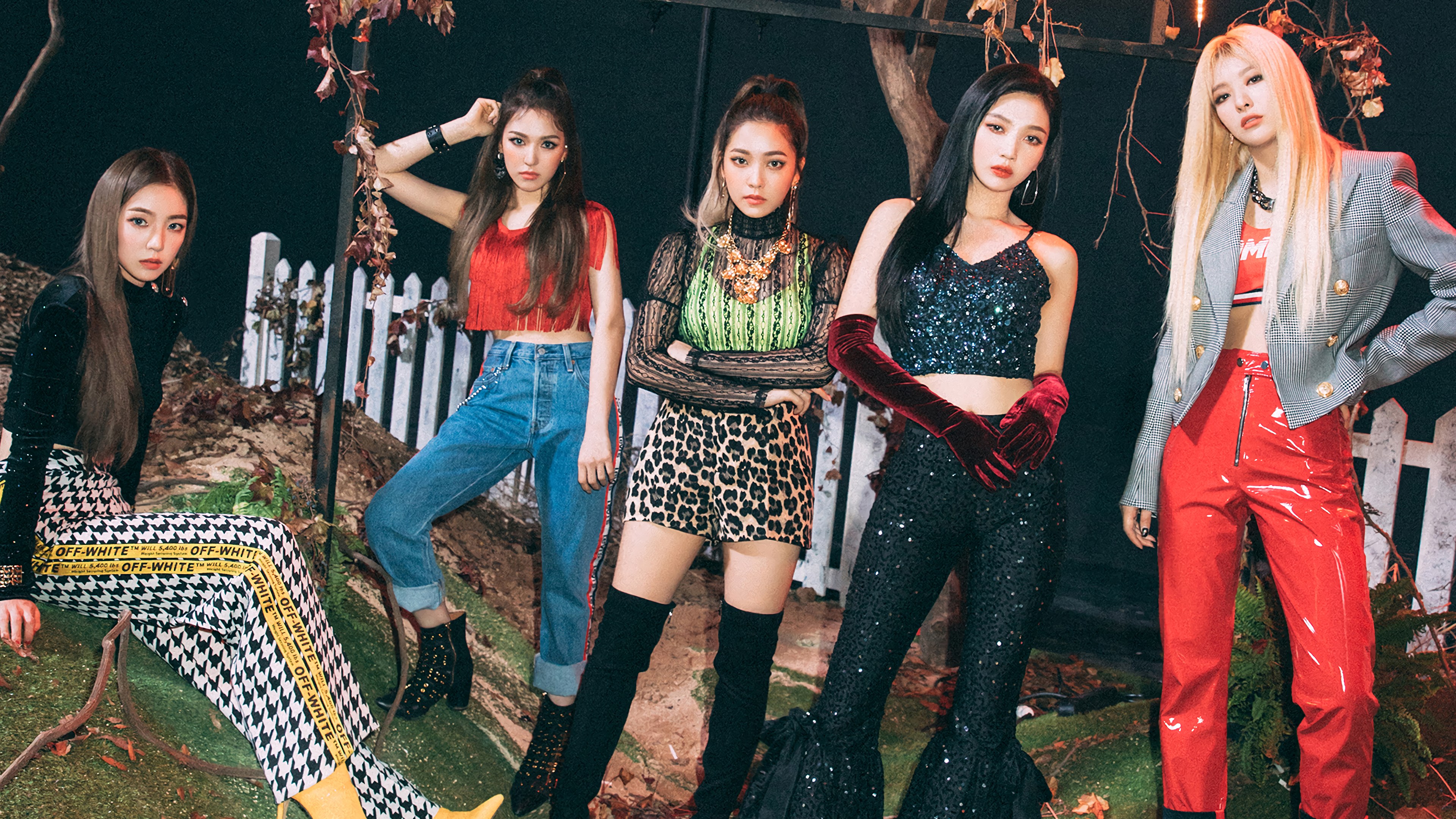 Red Velvet Really Bad Boy Outfits - 3840x2160 Wallpaper 