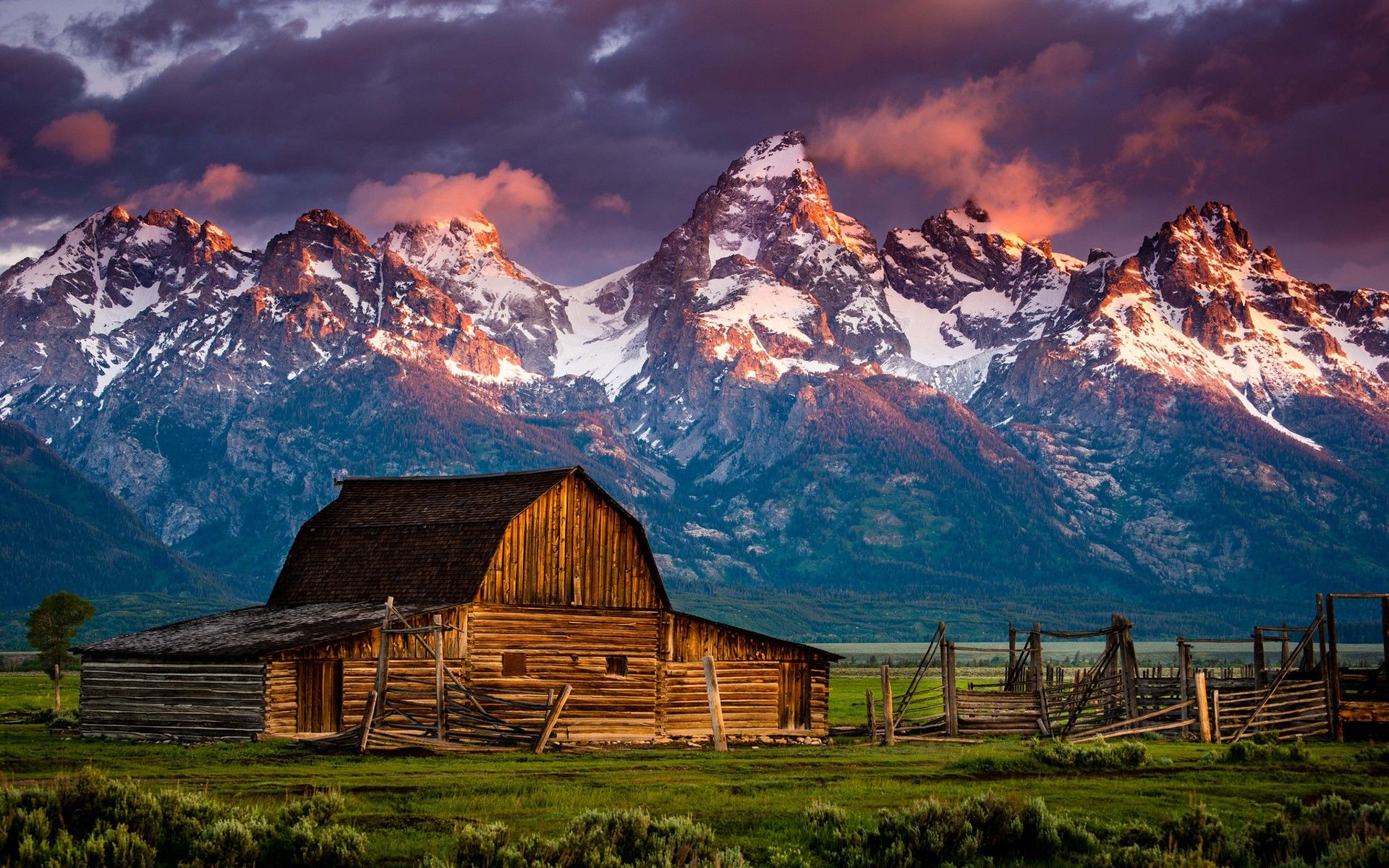 Hd Log Cabin Wallpapers - Rocky Mountains Wallpaper Hd - HD Wallpaper 