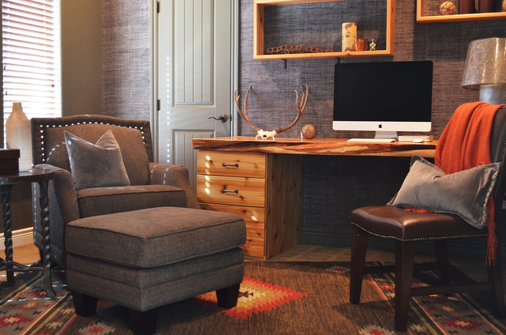 Rustic Wallpaper Murals - Club Chair - HD Wallpaper 