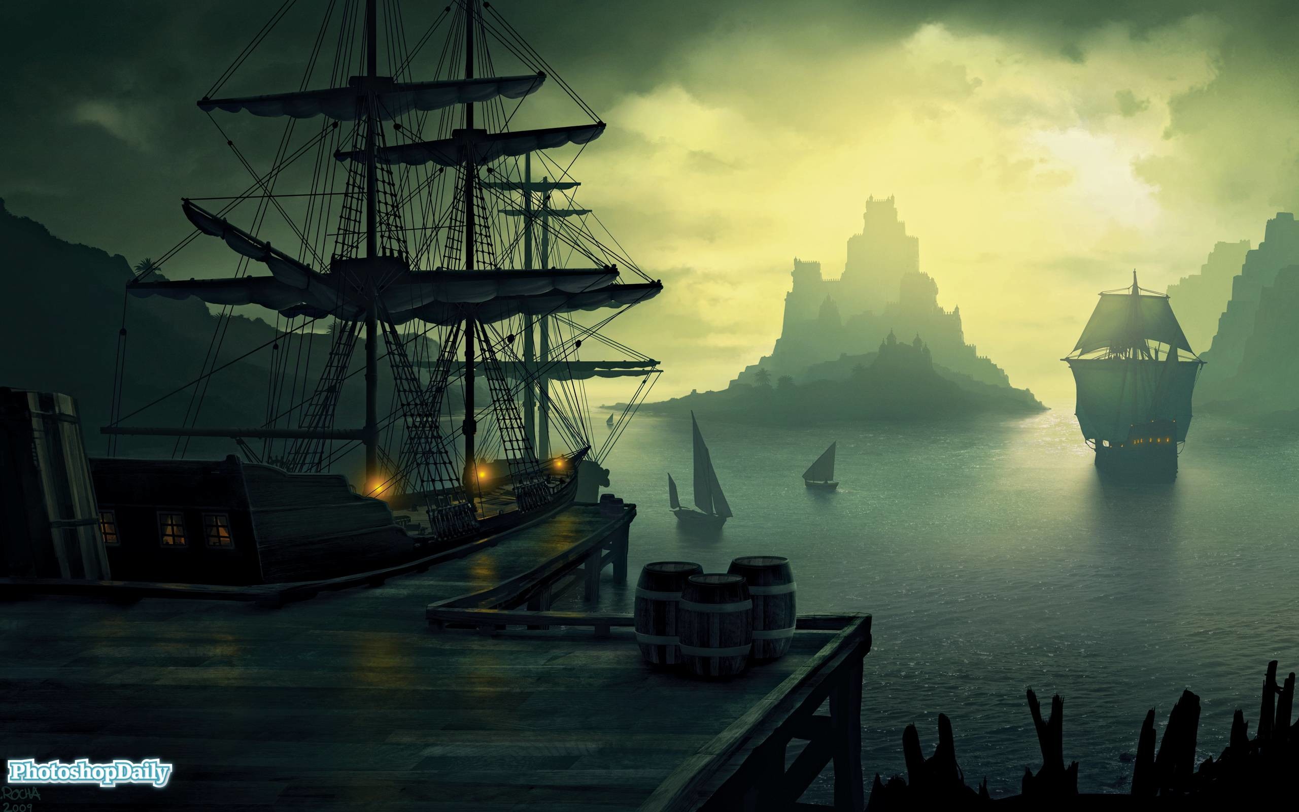 2560x1600, Pirate Ship Wallpapers And Background 
 - Ship Backgrounds - HD Wallpaper 