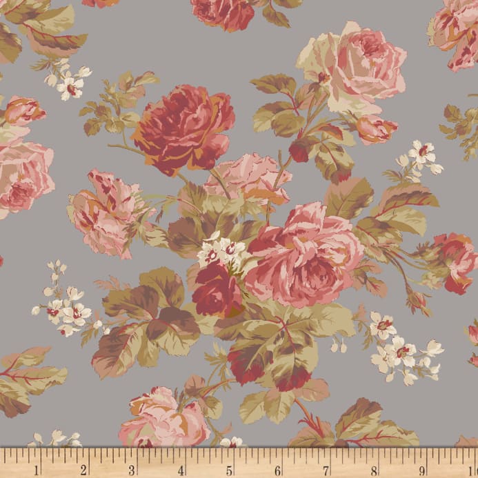 Faye Burgos Impromptu Mix Traditional Wallpaper Rose - Garden Roses - HD Wallpaper 