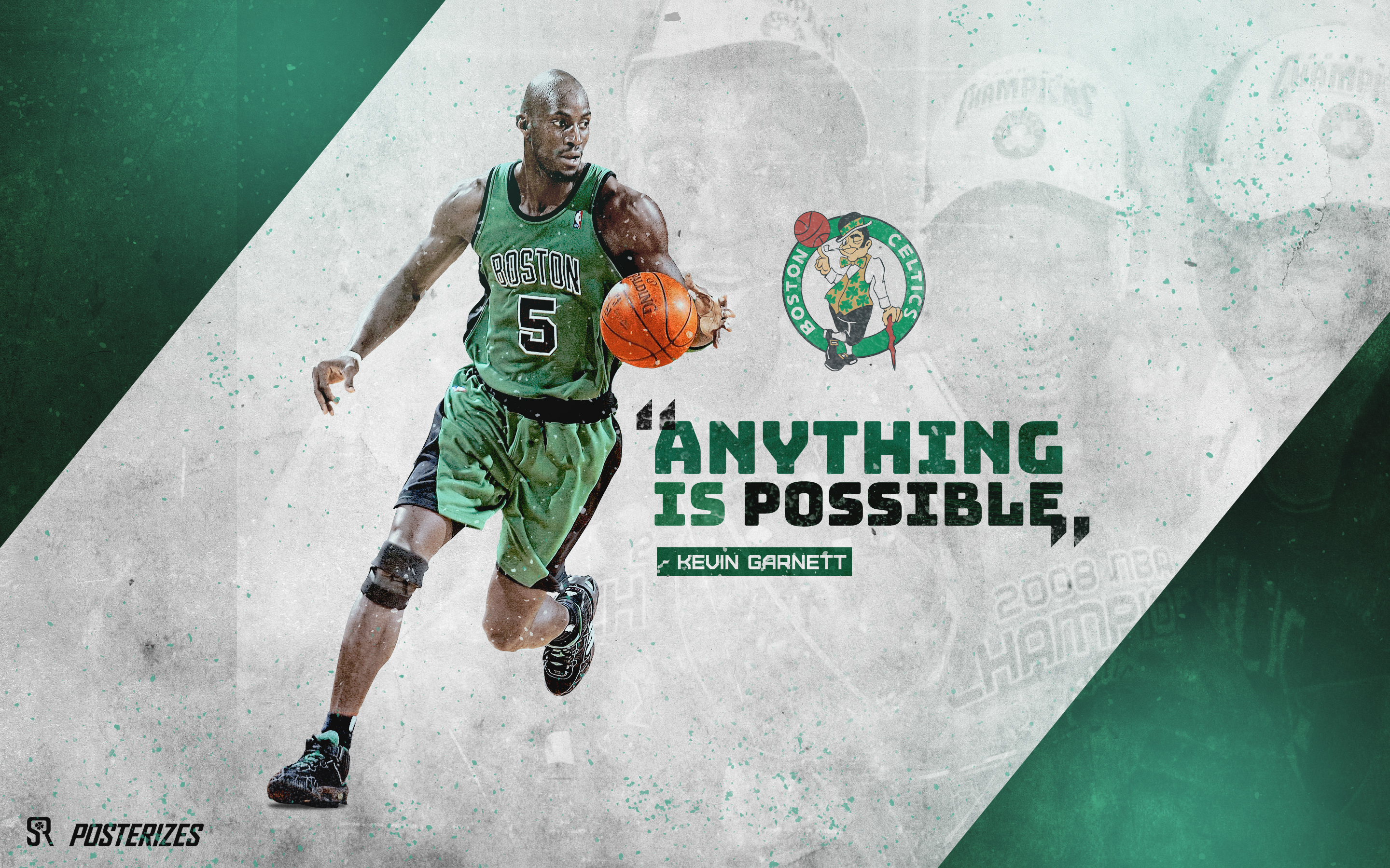 Kevin Garnett Wallpaper Celtics - HD Wallpaper 