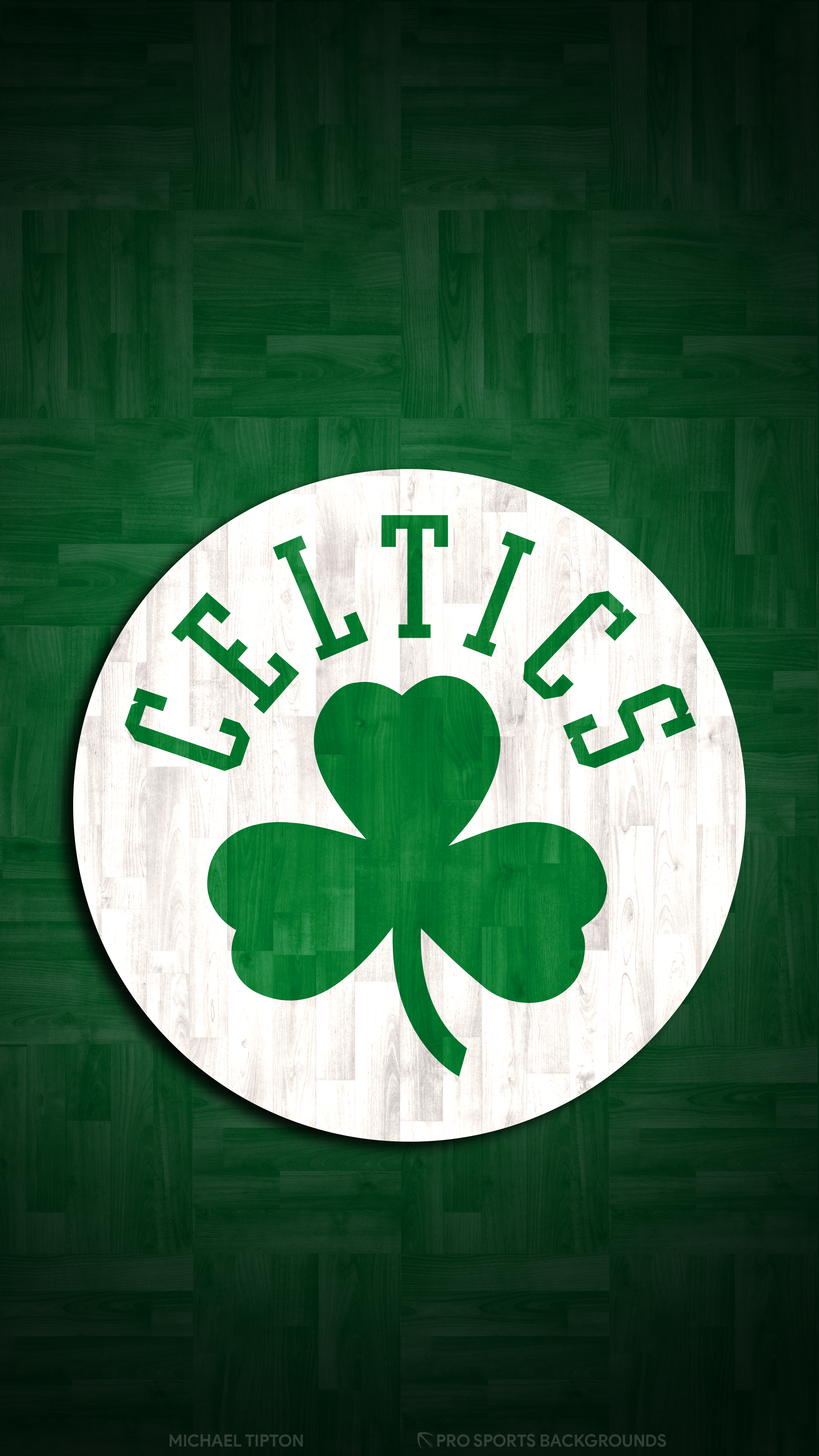 White Boston Celtics Logo - HD Wallpaper 