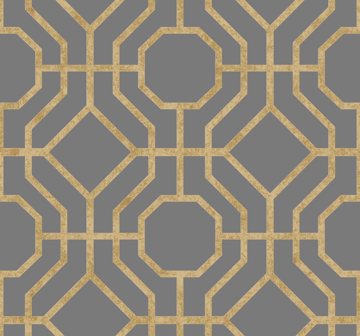 Wall Paper In Gray And Gold - HD Wallpaper 