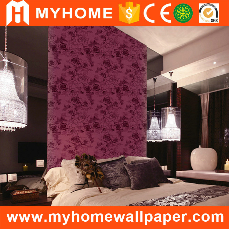 Italian Luxury Design Velvet Flocking Wallpaper For - Beautiful Wallpapers For Girls Room - HD Wallpaper 