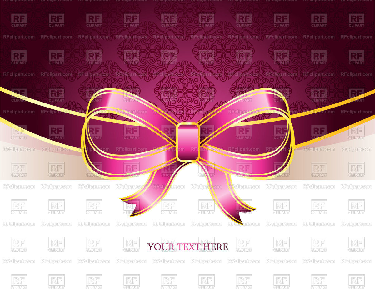 Pink Bow On Old Wallpaper - Bows - HD Wallpaper 