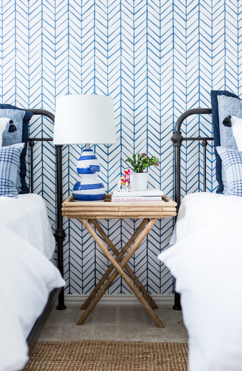 Serena And Lily Feather Wallpaper Denim - 1024x1572 Wallpaper - teahub.io