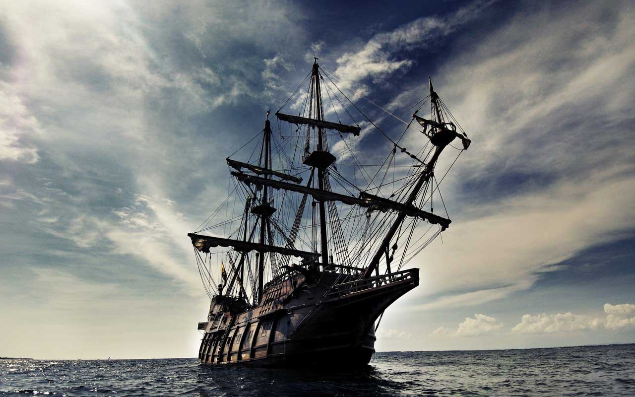 Pirate Ship Wallpaper Hd On Wallpaper 1080p Hd - Black Pearl Hd - HD Wallpaper 