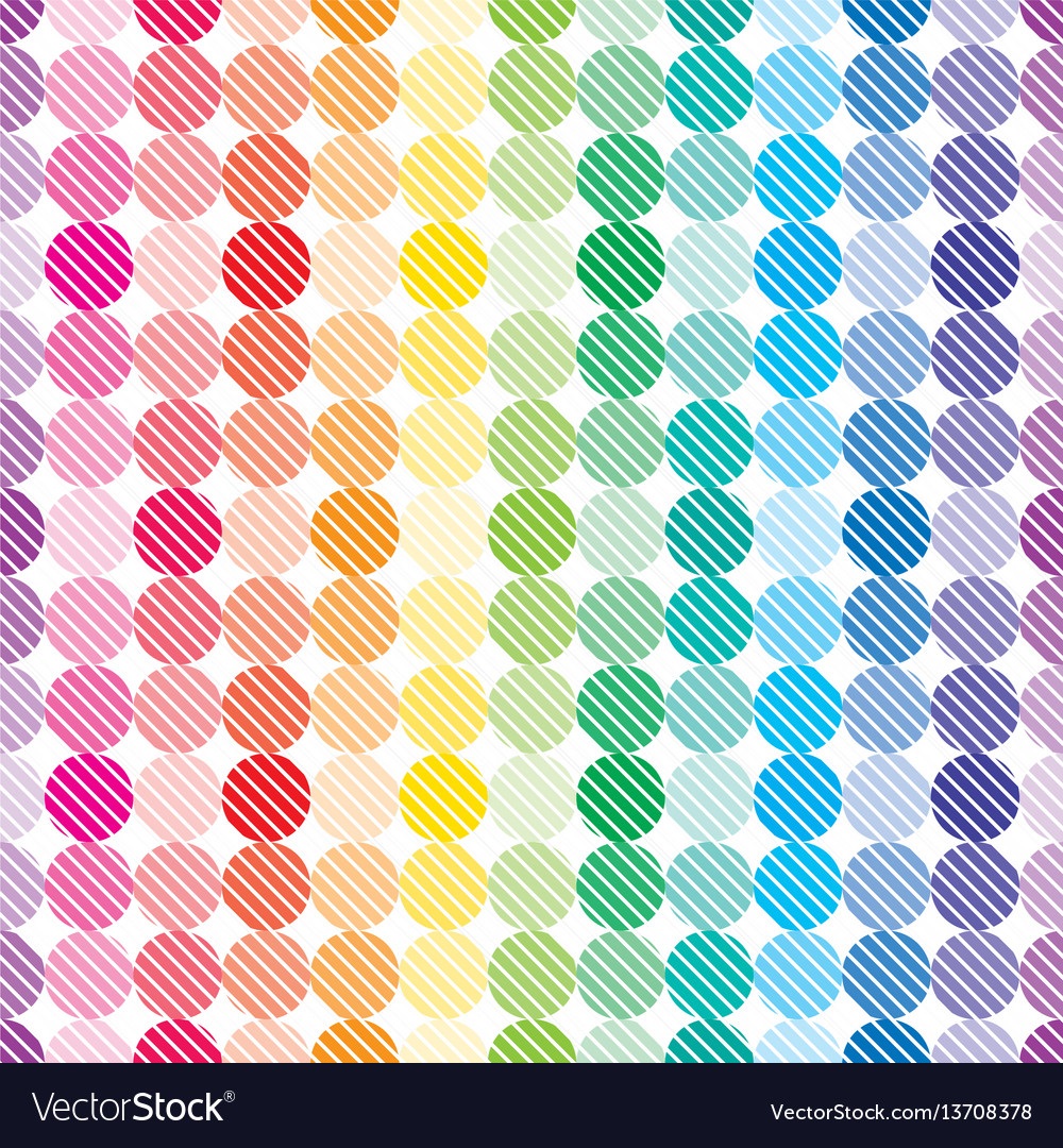 Rainbow Dots - HD Wallpaper 