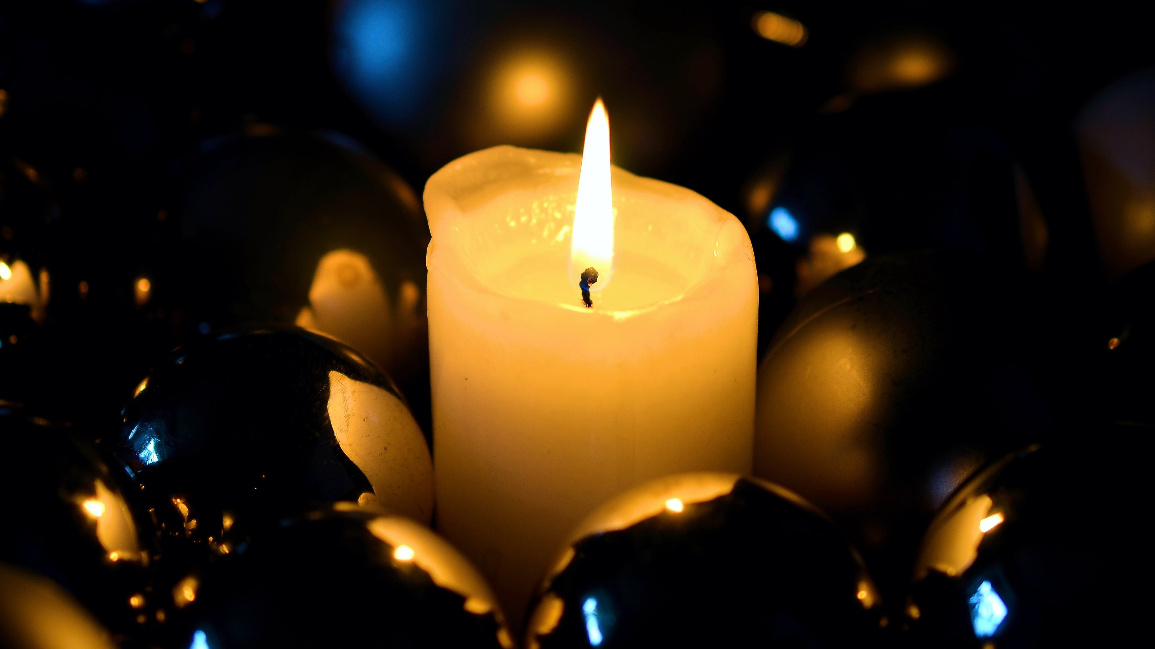 Good Night Image Candle - HD Wallpaper 