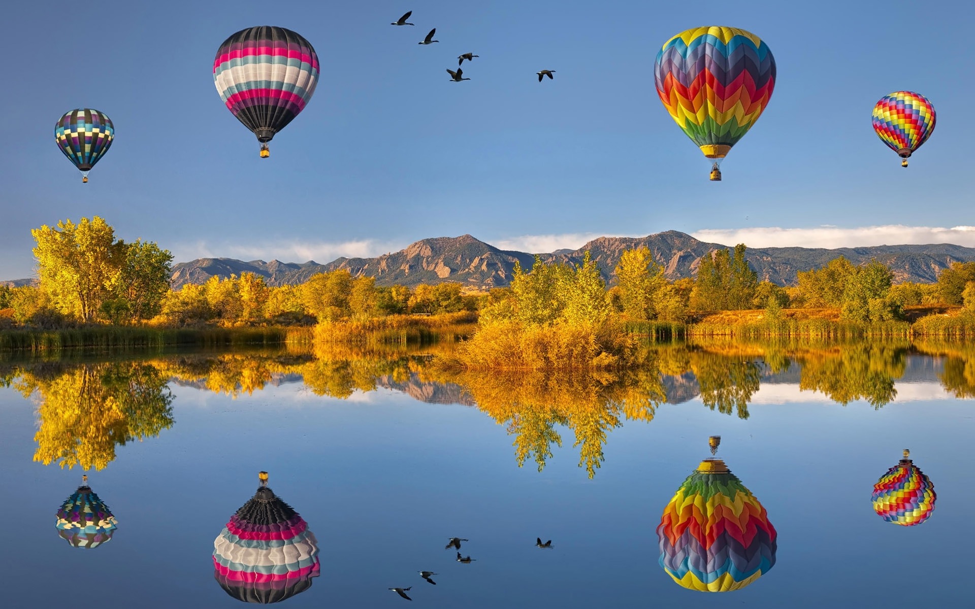 Hot Air Balloon Wallpaper - HD Wallpaper 