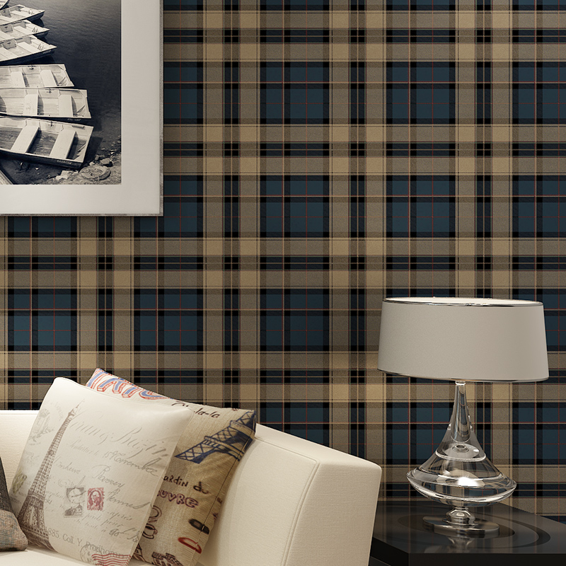 Tartan Wallpaper Living Room - HD Wallpaper 