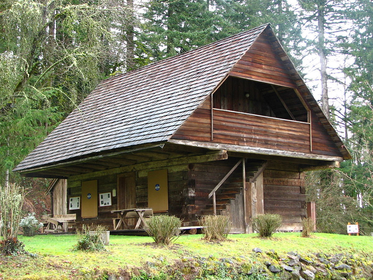 Horace Baker Log Cabin - HD Wallpaper 