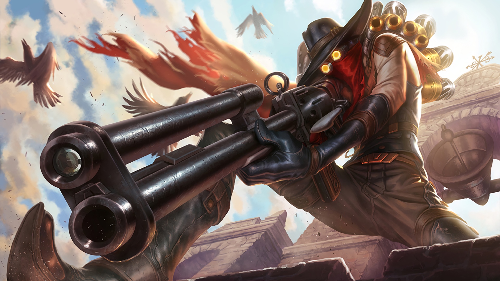 High Noon Jhin Wallpaper - High Noon Jhin - HD Wallpaper 