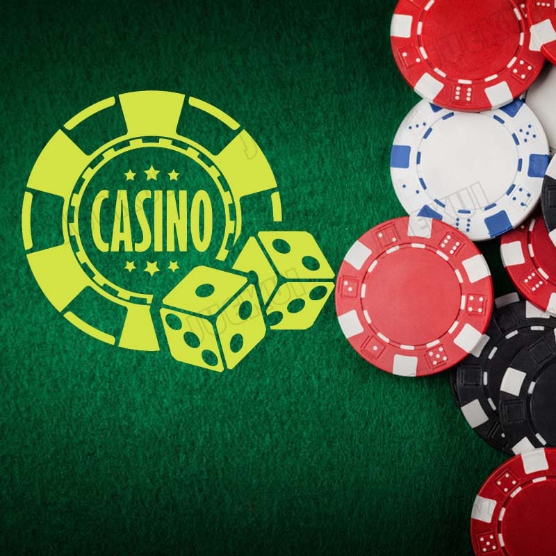 Black White Casino Vector - HD Wallpaper 