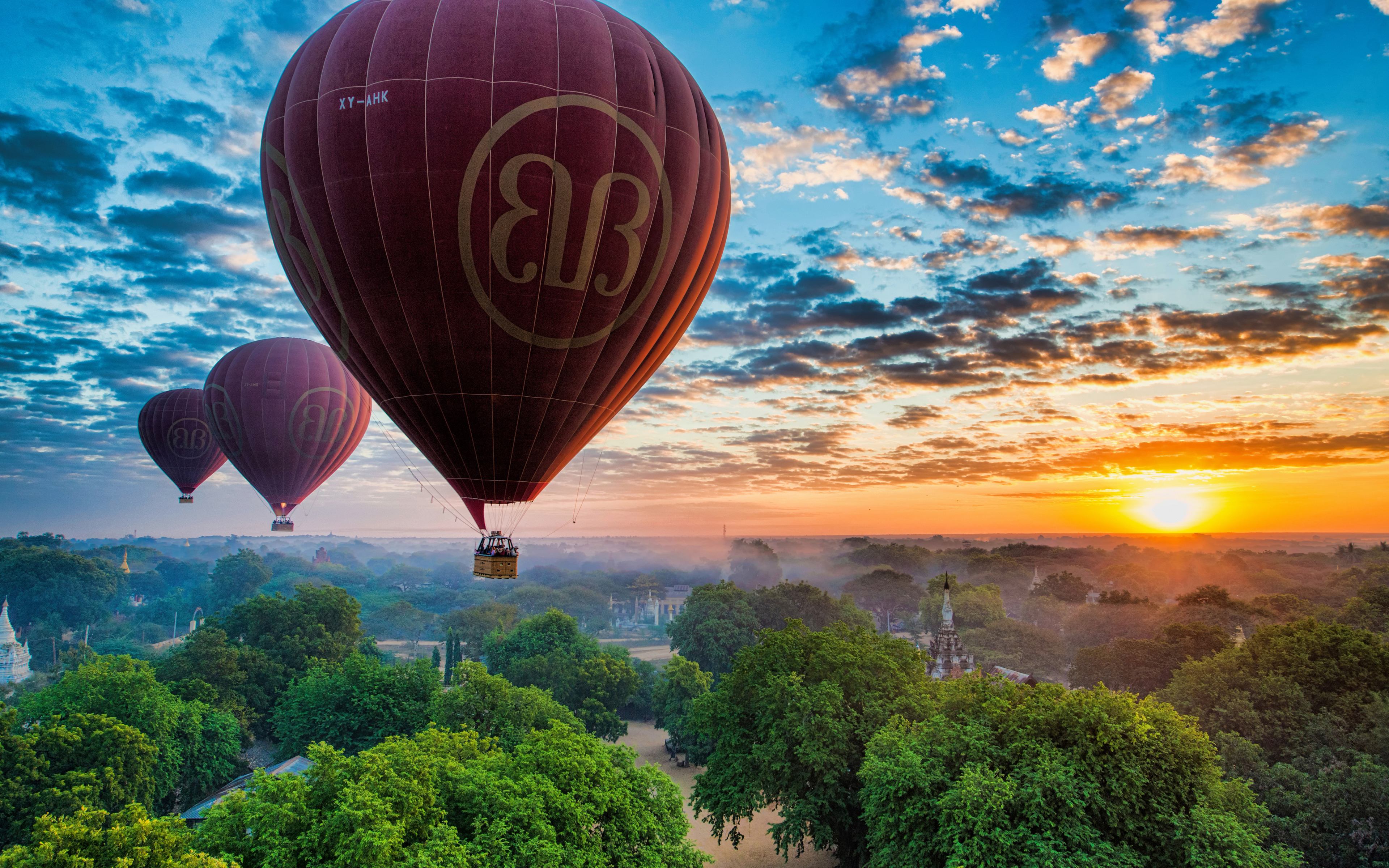 Hot Air Balloon Wallpaper - HD Wallpaper 