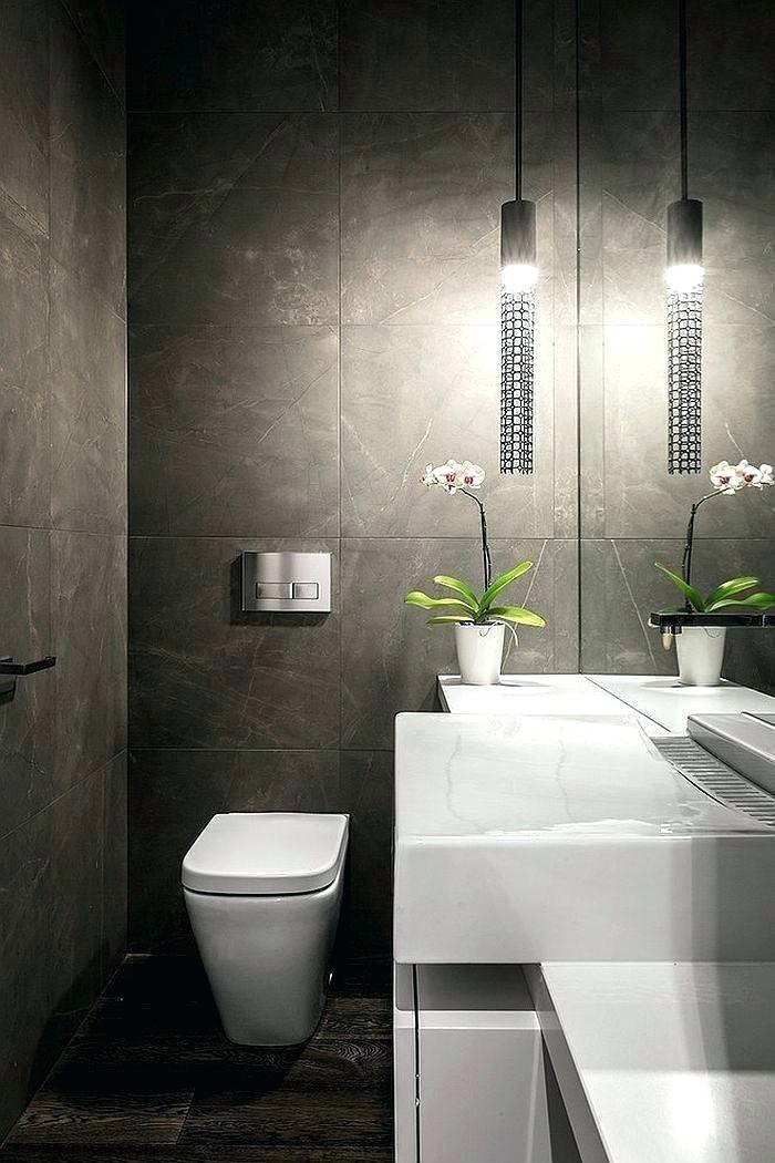 Modern White Powder Room - HD Wallpaper 