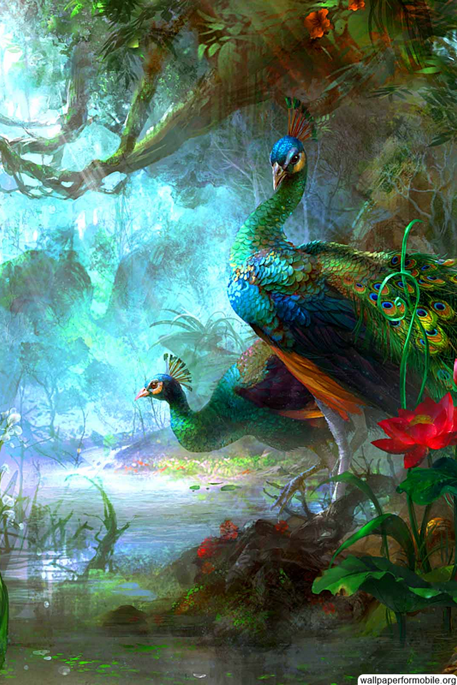 Art Peacock Images Hd - HD Wallpaper 