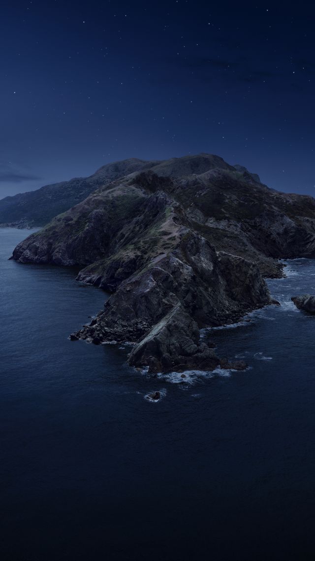 Macos Catalina, Night, Mountains, Wwdc 2019, 5k - Macos Catalina Wallpaper Night - HD Wallpaper 