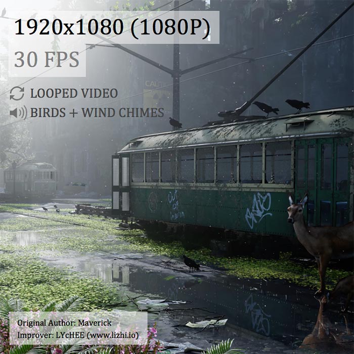 Post Apocalyptic Nature Wallpaper Engine - Railway - HD Wallpaper 
