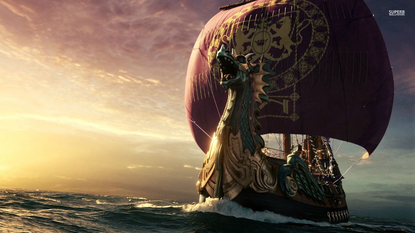 Ship - Voyage Of The Dawn Treader Ship - HD Wallpaper 