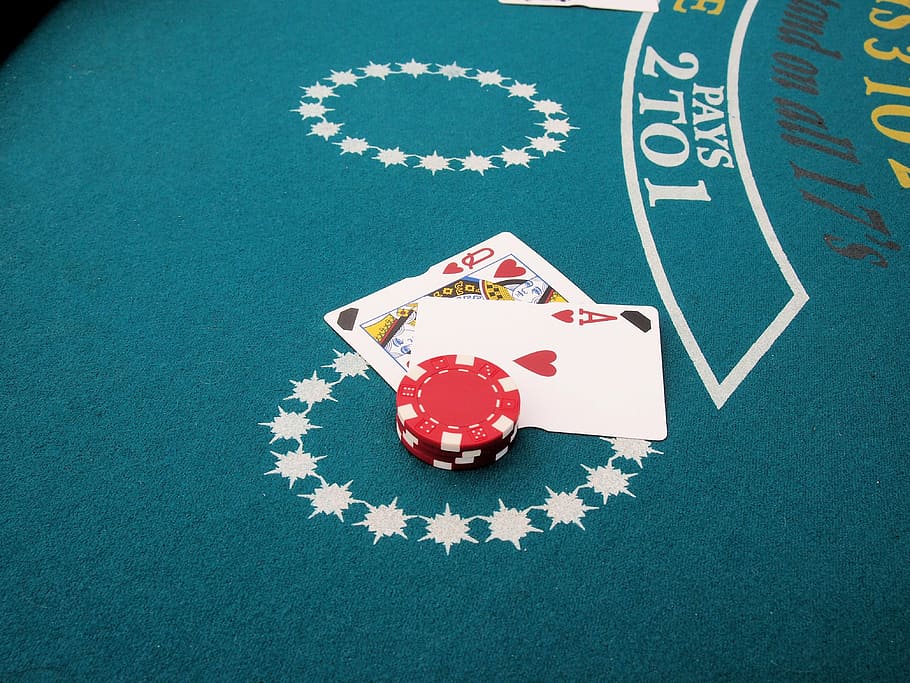 Blackjack, Casino, Cards, High Angle View, No People, - M Casino Blackjack - HD Wallpaper 