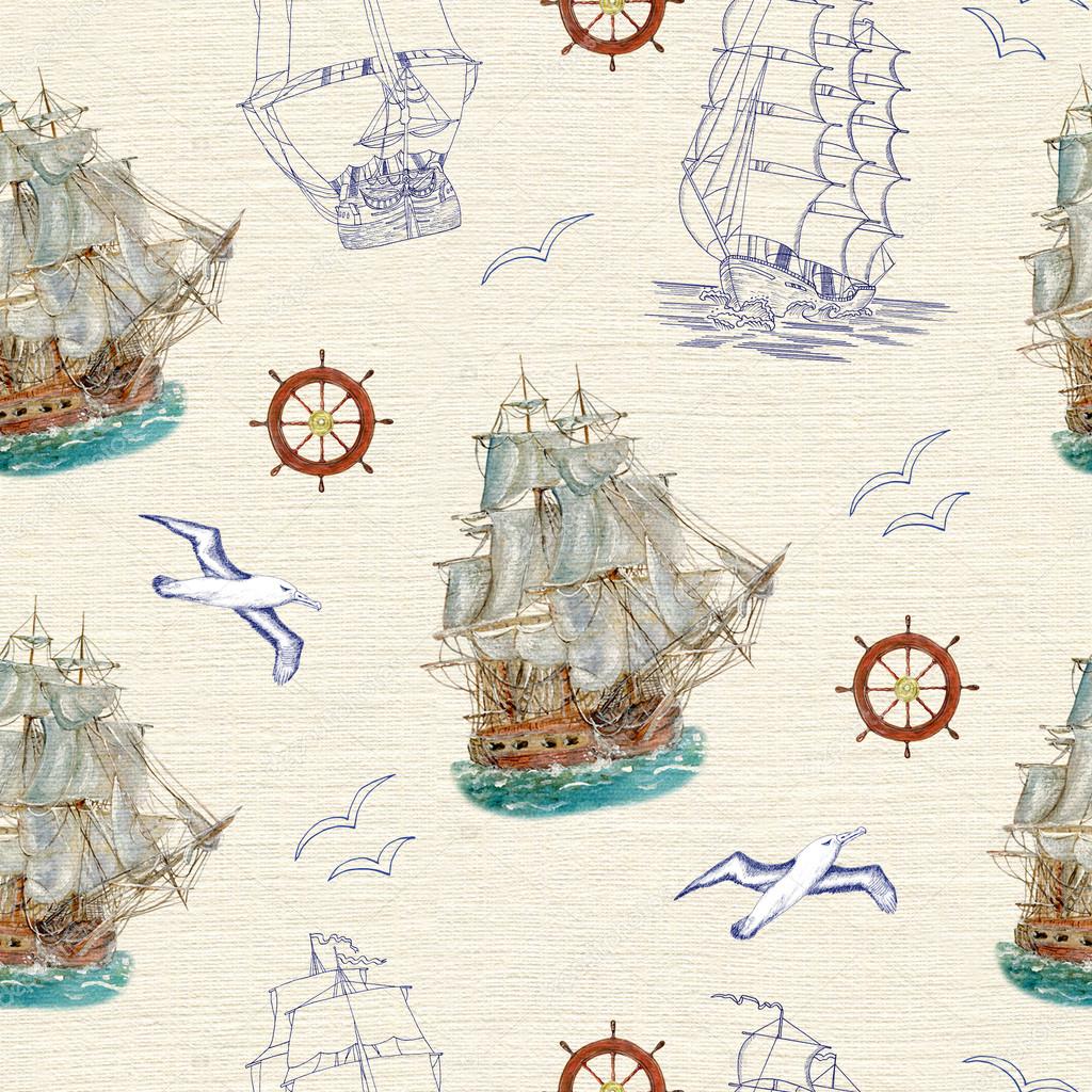 Vintage Sailing Ship - 1024x1024 Wallpaper - teahub.io