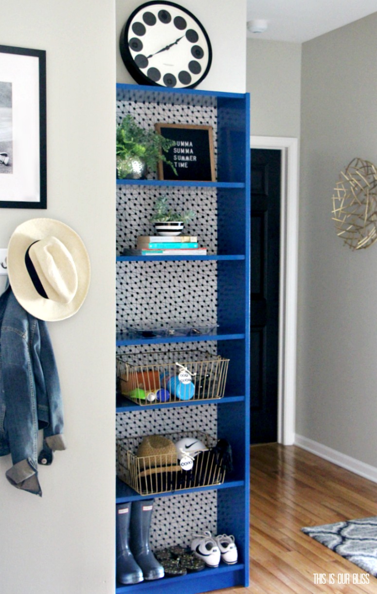 Ikea Hack Diy Billy Bookcase Makeover With Paint & - Ikea Bookcase Makeover - HD Wallpaper 