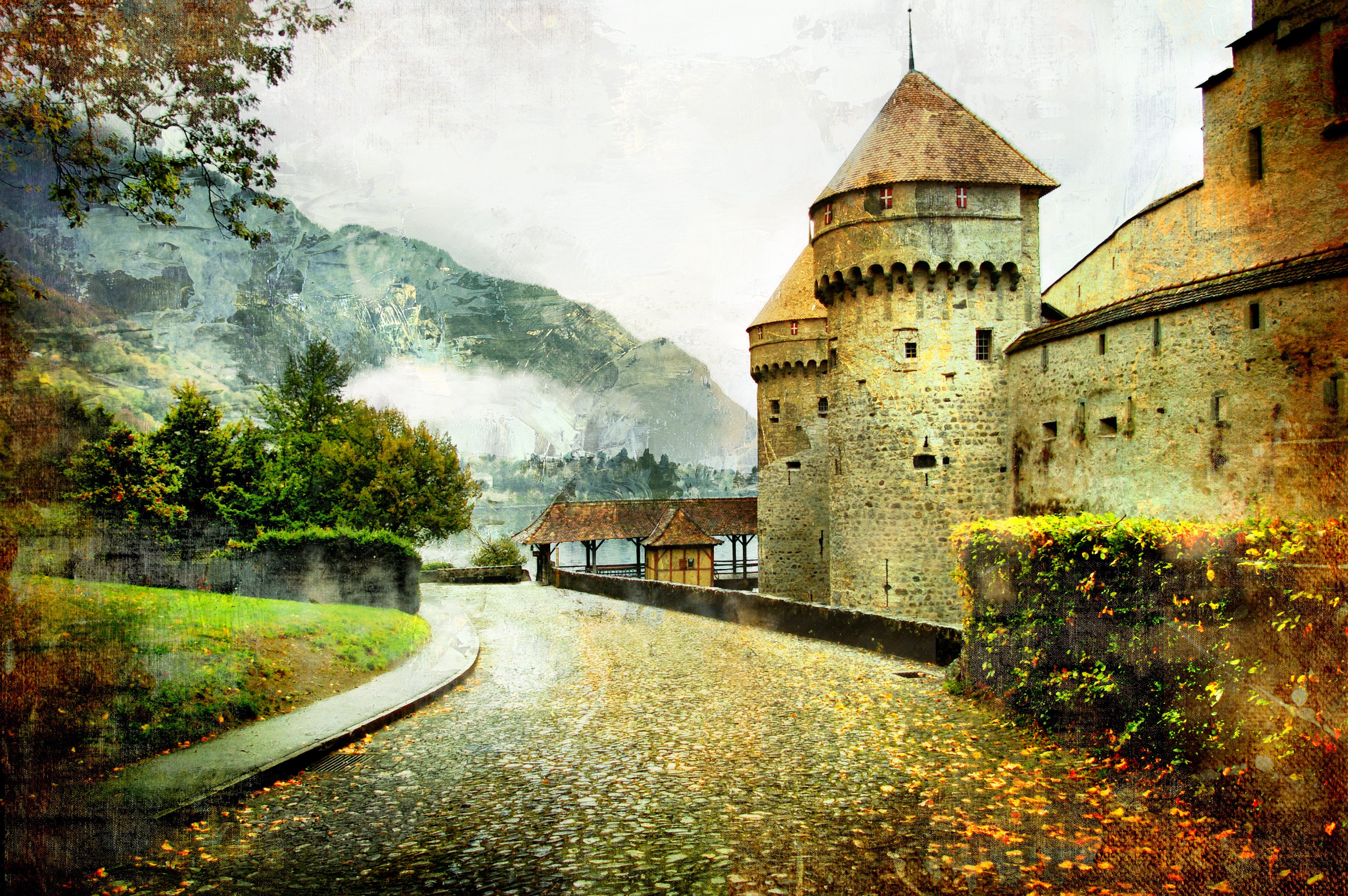 Château De Chillon - HD Wallpaper 