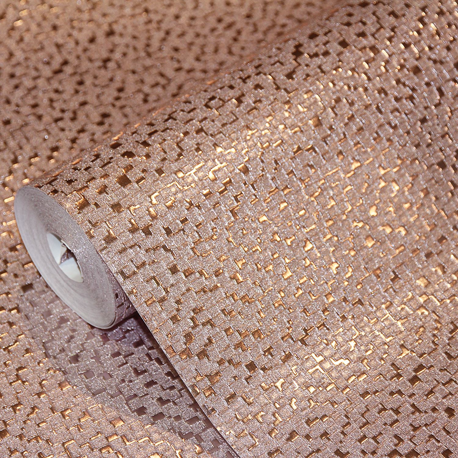 Arthouse Rose Gold Crushed Velvet - HD Wallpaper 