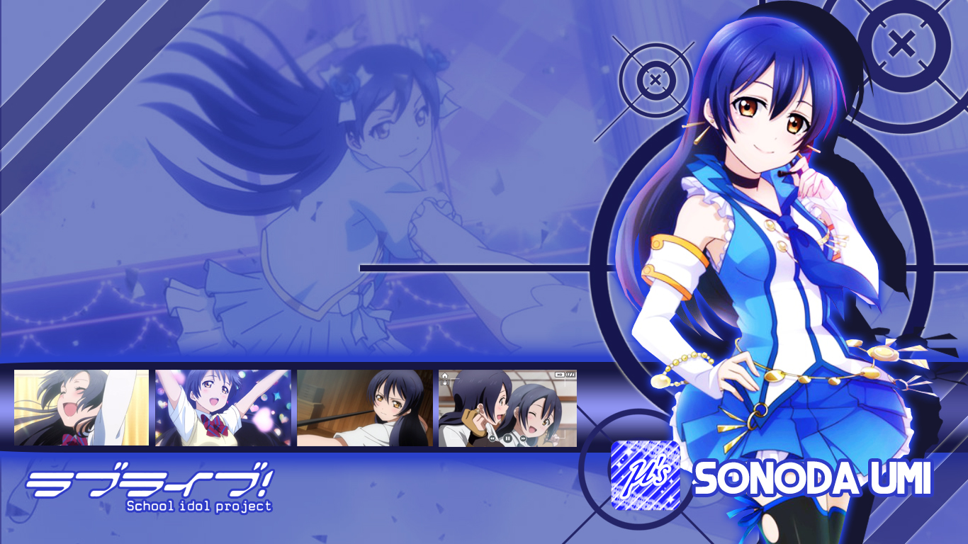 Sonoda Umi Wallpaper - Cartoon - HD Wallpaper 