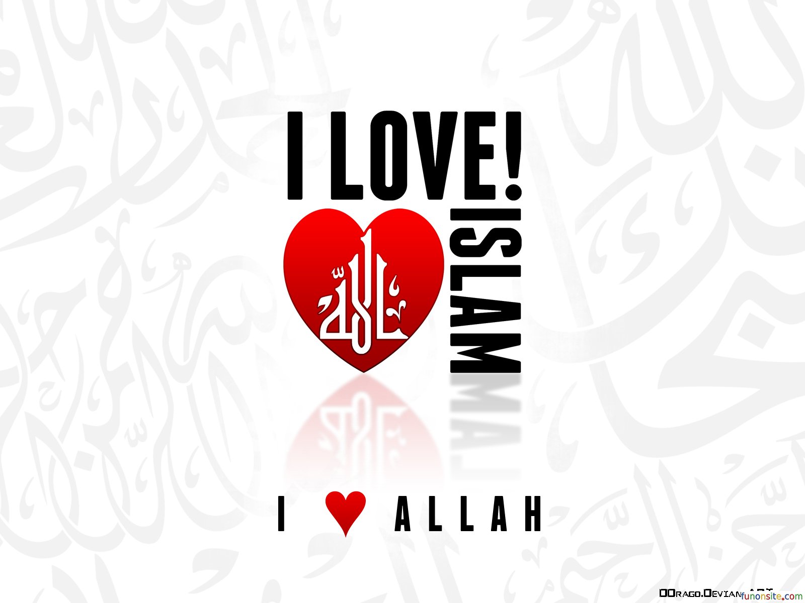 I Love Allah 2017 Wallpaper - Love Islam Wallpaper Hd - HD Wallpaper 