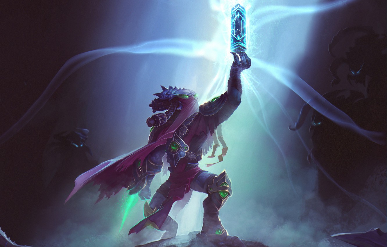 Photo Wallpaper Figure, Fantasy, Blizzard, Art, Protoss, - Supernatural Creature - HD Wallpaper 