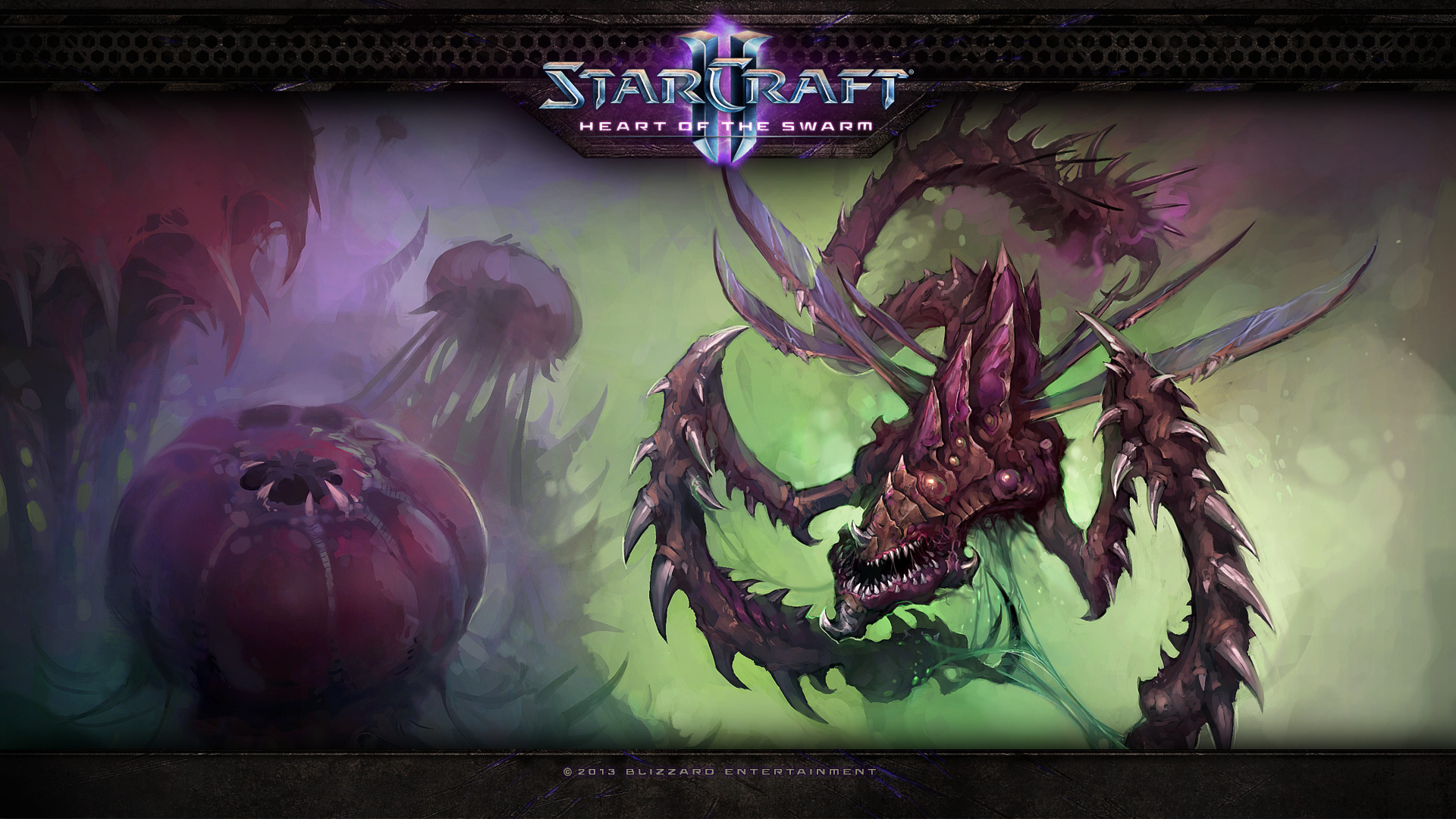 Starcraft 2 Heart Of Swarm Wallpaper - Starcraft 2 Viper - HD Wallpaper 