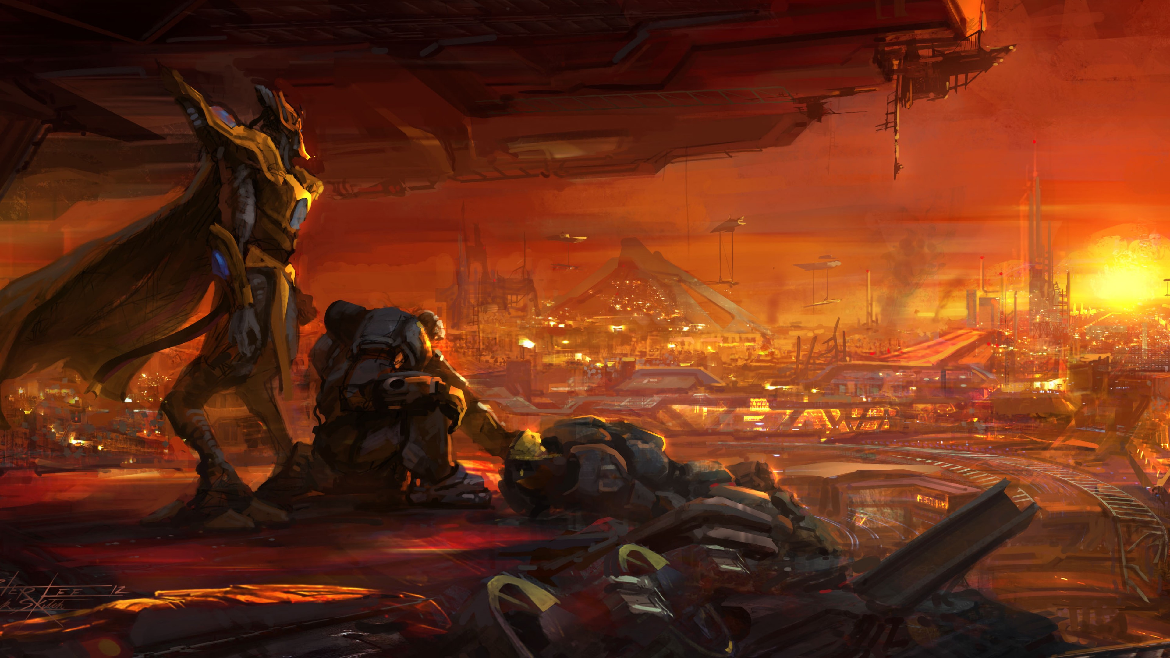 Starcraft 2 Legacy Of The Void Concept Art - HD Wallpaper 