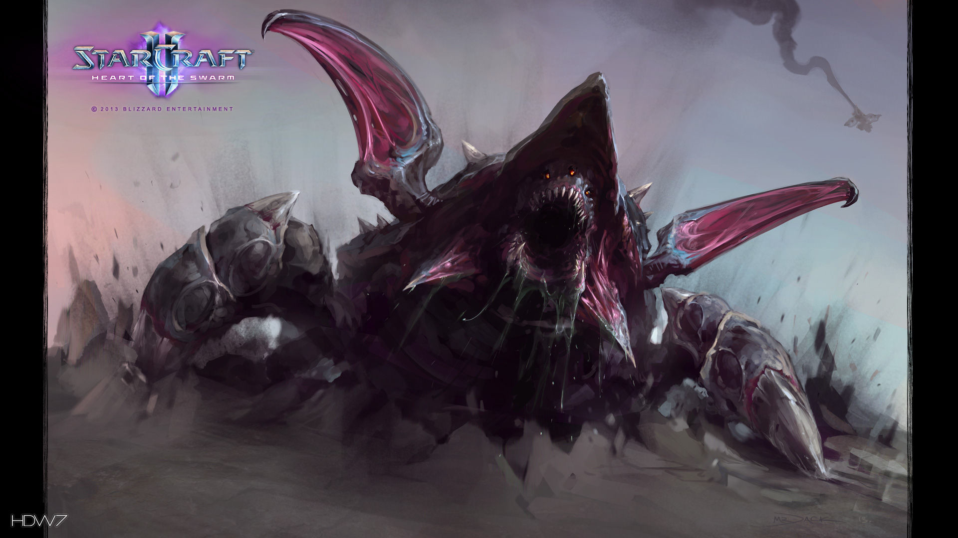 Starcraft 2 Heart Of The Swarm Heart Of The Swarm Widescreen - Starcraft 2 Zerg - HD Wallpaper 