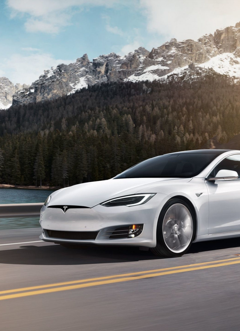 White Sedan, Tesla Model 3, Wallpaper - HD Wallpaper 