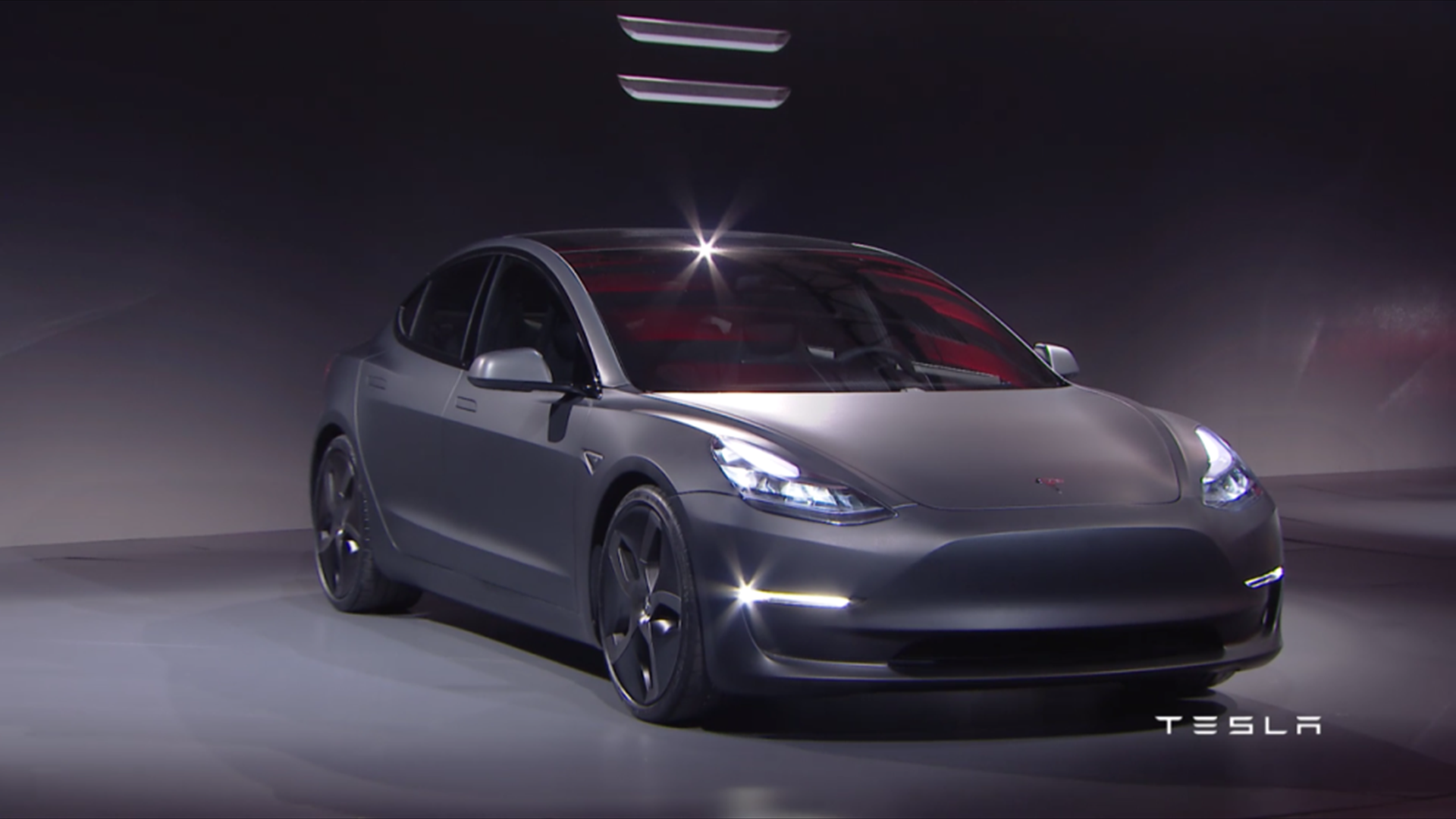 Black Tesla Model 3 Standard Range Plus - HD Wallpaper 