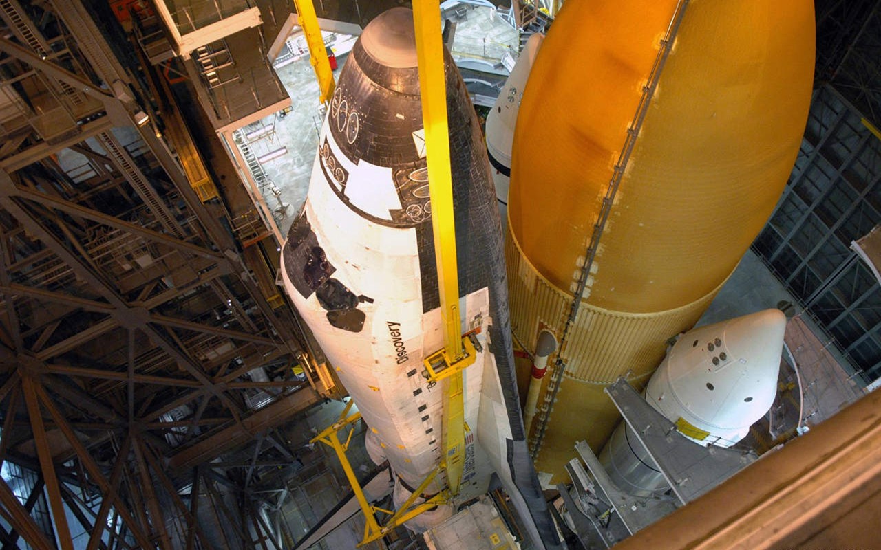 Hd Space Rocket To Start Wallpaper - Space Shuttle Assembly - HD Wallpaper 