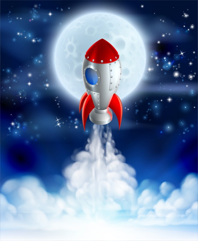 Mural Rocket - HD Wallpaper 