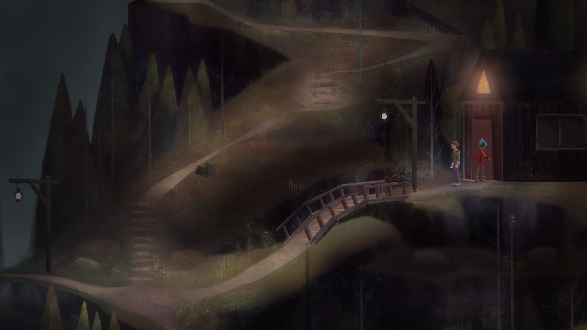 Oxenfree - Night - HD Wallpaper 