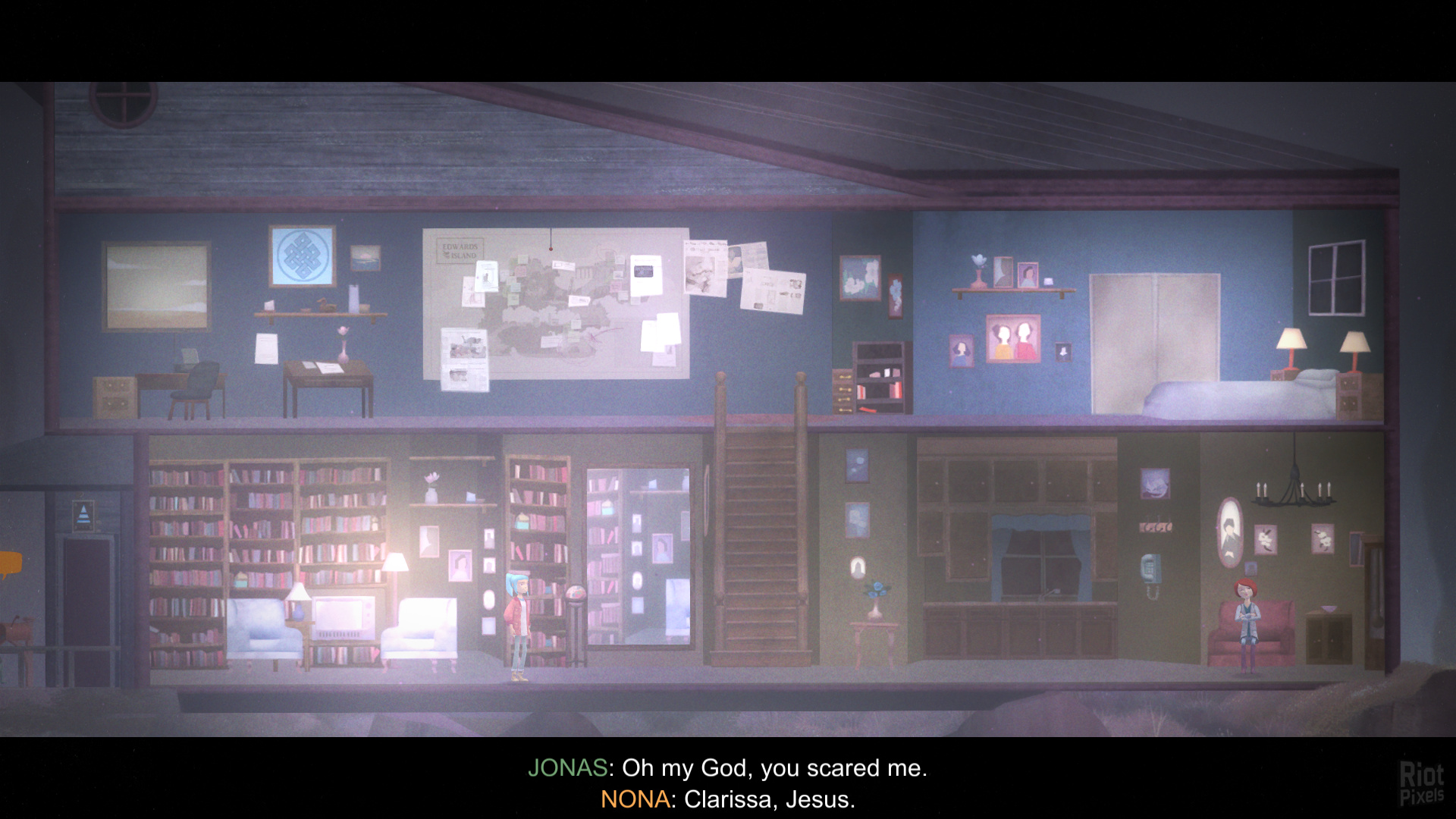 Oxenfree Screenshots House - HD Wallpaper 